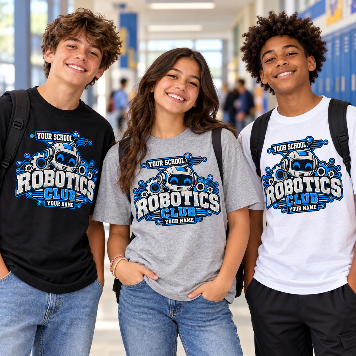 Original robotics club T-shirt image 2
