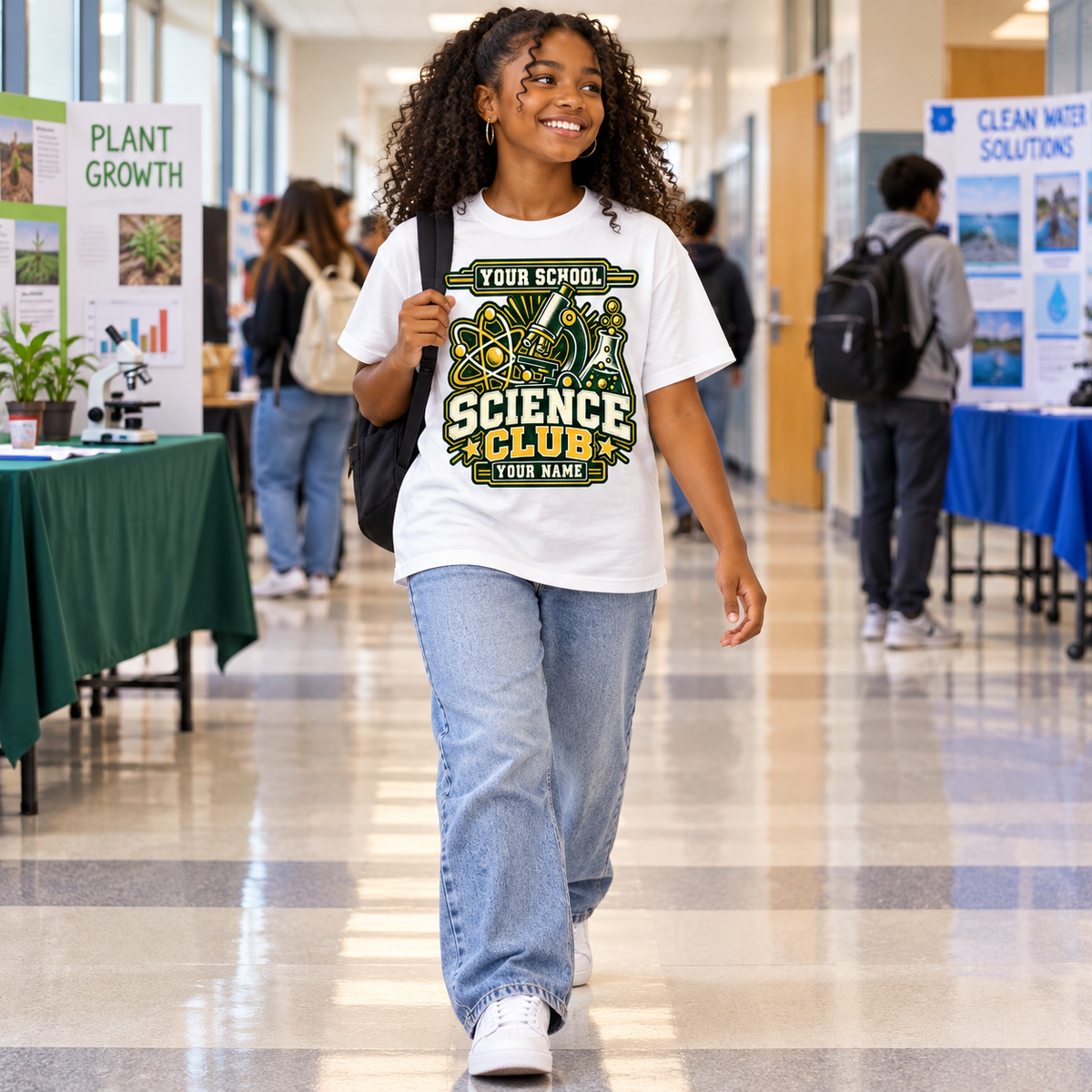 Original science club T-shirt image 1